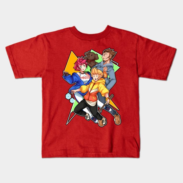 Tazmily Cool Kids Kids T-Shirt by JoJonium